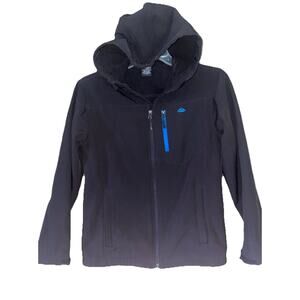 Snozu Performance Black Waterproof Jacket Sz Lg 14/16